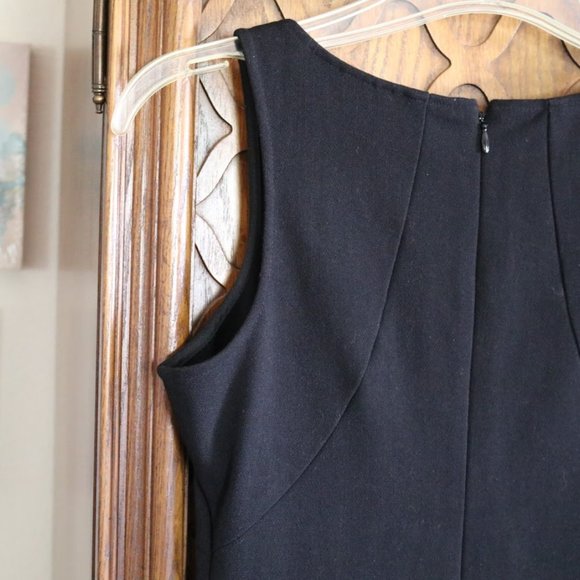 Ann Taylor LOFT Black Fit and Flare Ponte Dress - Style 332411 - Picture 9 of 16